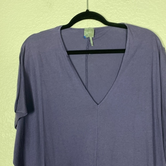 Bobi purple tshirt dress - Picture 4 of 7